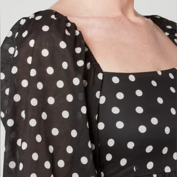 Faithfull The Brand: Morissa Mini Dress - Neoma Dot Print - Picture 4 of 7